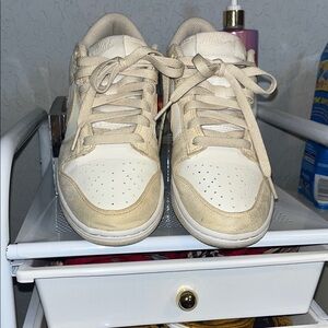 Nike Dunks In Cream and Tan